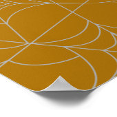 Halloween spiders web and pumpkins poster (Hoek)