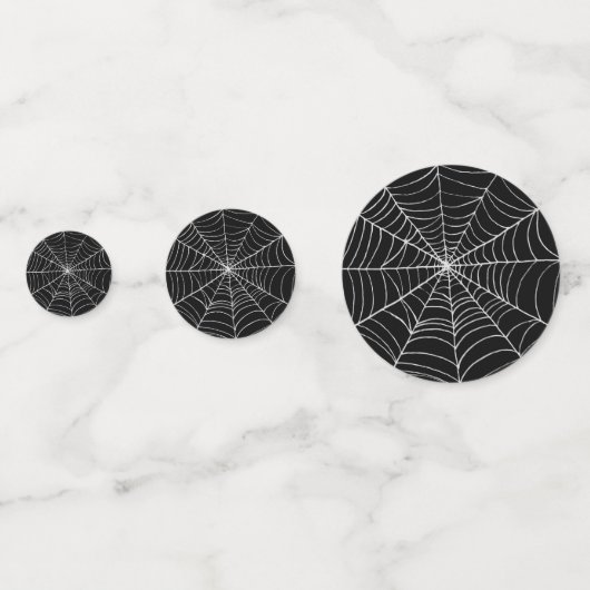 Halloween Spiderweb Confetti (Achterkanten)