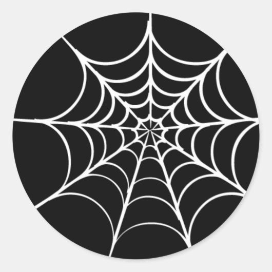 Halloween Spiderweb Envelop Sticker Seal (Voorkant)