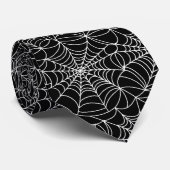 Halloween Spiderwebs Necktie Stropdas (Opgerold)