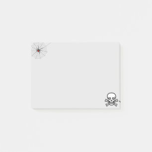 Halloween spin en schedel & botten post-it® notes