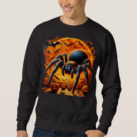 Halloween Spinnen Trui (Voorkant)