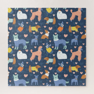 Halloween Spinnen Web: Naadloos Patroon Legpuzzel