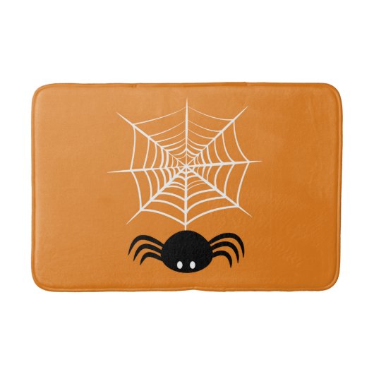 Halloween Spinnenweb  Badmat (Voorkant)