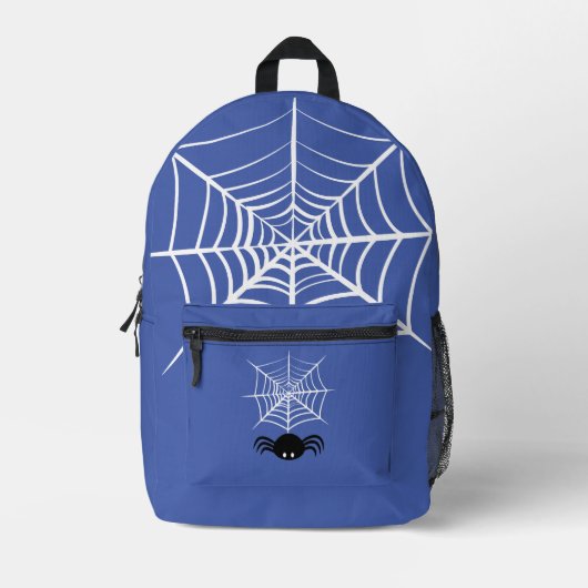 Halloween Spinnenweb Bedrukte Rugzak (Voorkant)