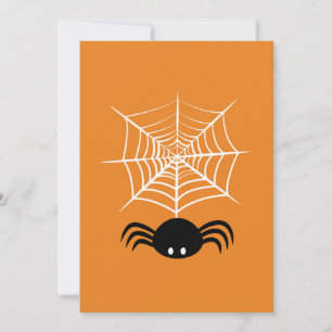 Halloween Spinnenweb Feestdagenkaart
