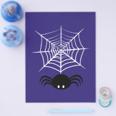 Halloween Spinnenweb  Flyer (Enkel)