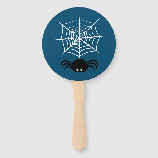 Halloween Spinnenweb Handwaaier (Voorkant)