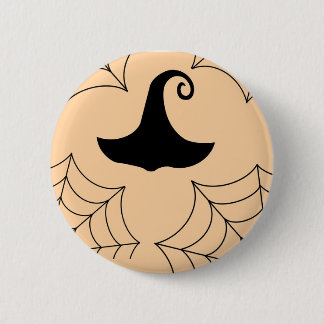 Halloween spinnenweb heksen pet badge ronde button 5,7 cm