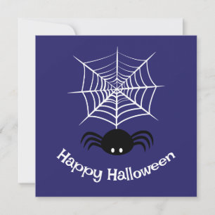 Halloween Spinnenweb Kaart