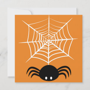 Halloween Spinnenweb Kaart