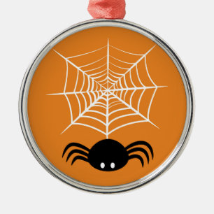 Halloween Spinnenweb Metalen Ornament