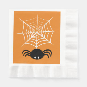 Halloween spinnenweb servet
