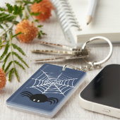 Halloween Spinnenweb Sleutelhanger (Voorkant Rechts)