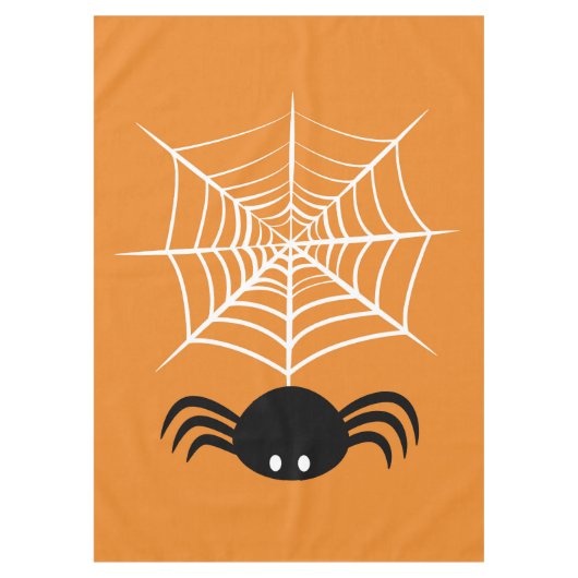 Halloween Spinnenweb  Tafelkleed (Voorkant)