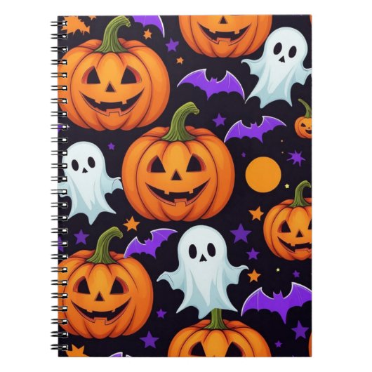 Halloween spiraal notitieboek (Voorkant)