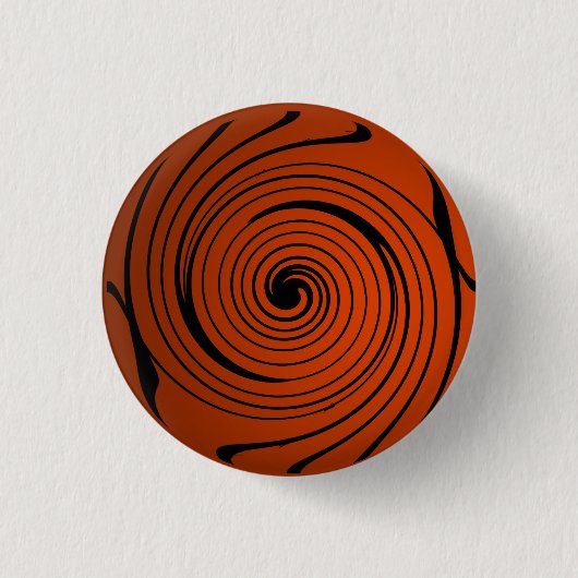 Halloween Spiral Ronde Button 3,2 Cm (Voorkant)