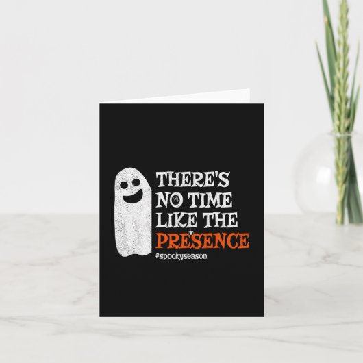 Halloween Spirit Happy Ghost Funny Halloween Kaart (Voorkant)