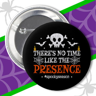 Halloween Spirit Skull Crossbones Grappige Hallowe Ronde Button 5,7 Cm