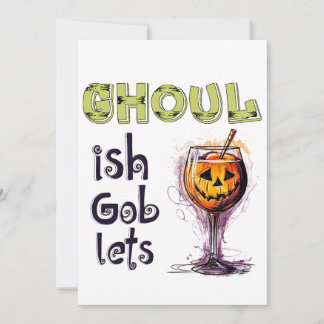 Halloween Spirits Cocktails Ghoulish Goblets Aankondiging