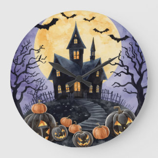 Halloween,Spoken Huis, Enge Pompoenen,Vleermuizen Grote Klok