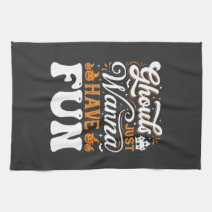 Halloween-spoken Just Wanna Have Fun Design_1 Theedoek