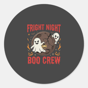 Halloween Spoken Nacht Ronde Sticker