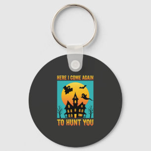 Halloween Spokenhuis Hangen Met Mijn Heksen Sleutelhanger