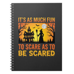 Halloween Spokenhuis Heks Bang Maak Quote Notitieboek