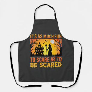 Halloween Spokenhuis Heks Bang Maak Quote Schort