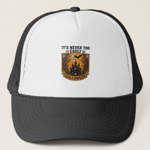 Halloween Spokenhuis Maan Vleermuis_1 Trucker Pet