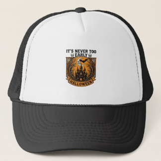 Halloween Spokenhuis Maan Vleermuis_1 Trucker Pet
