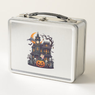 Halloween Spokenhuis Skeletten Pompoen Geest Cr