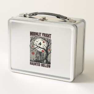 Halloween Spokenhuis Vintage Gravure Maan Shi
