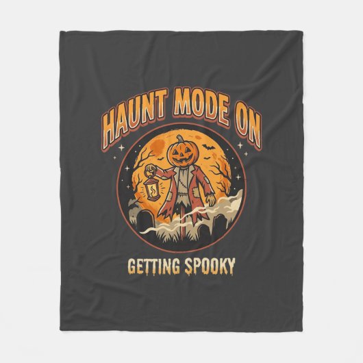 Halloween Spokenmode Fleece Deken (Voorkant)