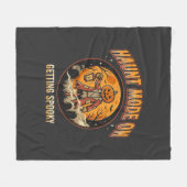 Halloween Spokenmode Fleece Deken (Voorkant (Horizontaal))