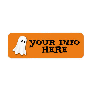 HALLOWEEN SPOOK ACHTIGE RETOURADRES ETIKETTEN