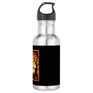 Halloween Spook Pompoen Geheime Boom Waterfles