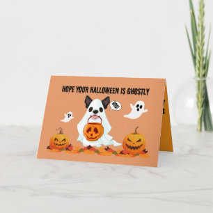 Halloween spookachtig Wenskaart Kaart