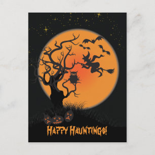 Halloween-spookfeest uitnodiging briefkaart