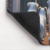 Halloween spookhonden muismat (Hoek)