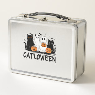 Halloween Spookkat Catloween Grappige Zwarte Kat K