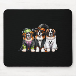 Halloween spookkostuum heksenhond Sint Bernard St Muismat