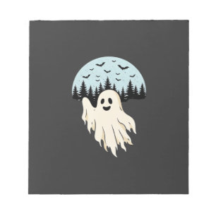 Halloween Spookmaan Bos Ontwerp_1 Notitieblok