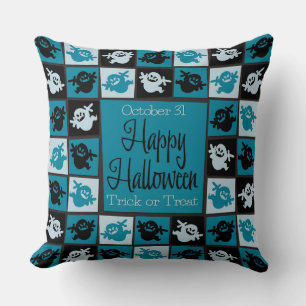 Halloween spookmozaïek kussen