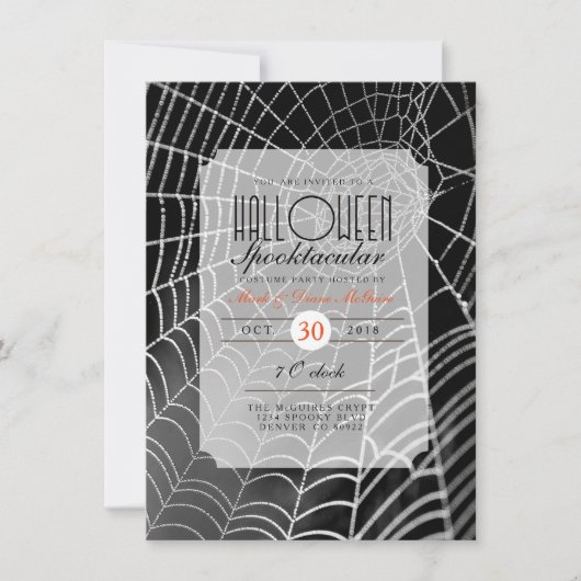 Halloween Spooktaculaire | Invitation Web Party Sp (Devant)