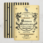 Halloween ~ Spooktacular1 - Carte d'invitation (Devant / Derrière)