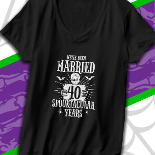 Halloween Spooktacular 40-jarig huwelijksjubileum T-shirt