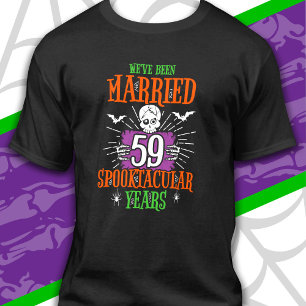 Halloween Spooktacular 59th Wedding Jubileum T-shirt