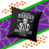 Halloween Spooktacular 70th Wedding Jubileum Kussen